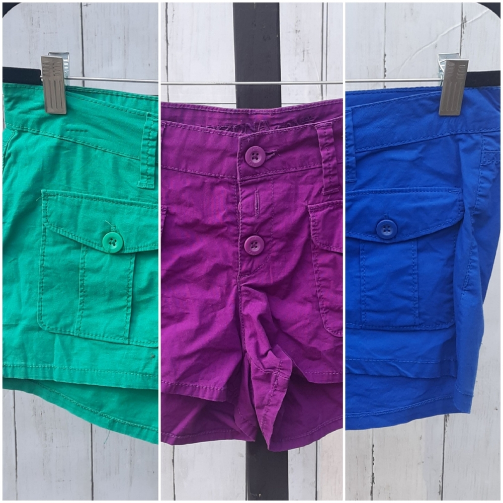Three different pairs of shorts